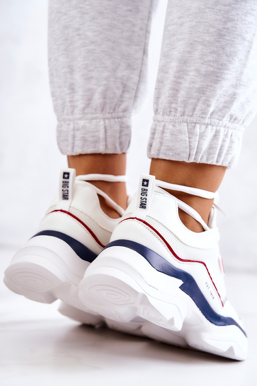 Damskie Buty Sportowe Big Star JJ274A116 Białe