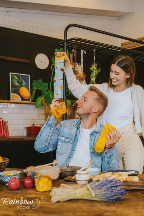 Skarpetki Rainbow Socks Miód W Słoiku 2 Pary