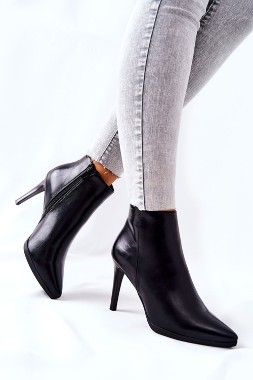 Botki Damskie Na Szpilce Sergio Leone BT501