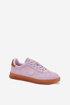 Zamszowe Sneakersy Damskie Big Star RR274850 HI-POLY SYSTEM Fioletowe