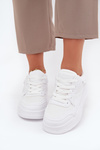 Sneakersy Damskie Na Platformie Big Star SS274590 HI-POLY SYSTEM Białe