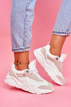 Damskie Sportowe Obuwie Sneakersy Big Star Białe FF274958