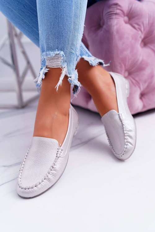 Mokasyny Damskie Sergio Leone Różowa Perła Winted