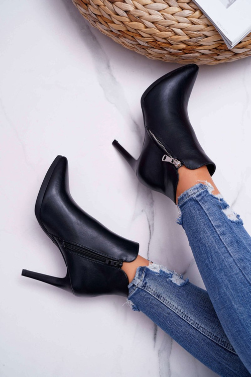 Botki Damskie Na Szpilce Sergio Leone BT502