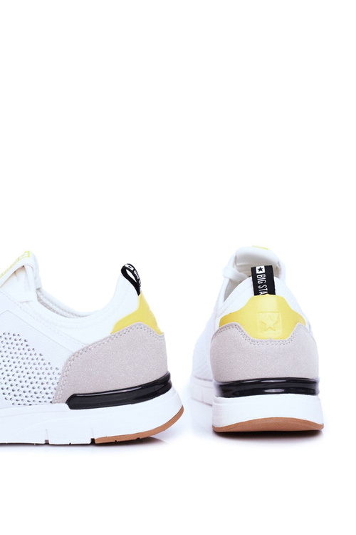 Sportowe Męskie Buty Big Star Białe FF174165