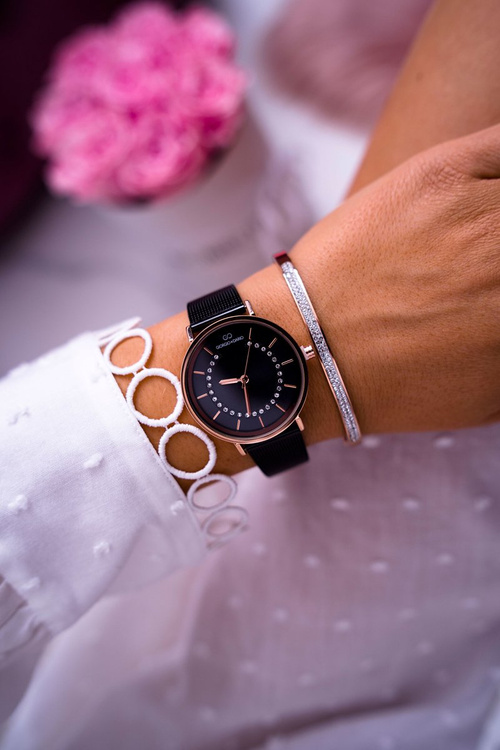 Damski Zegarek Giorgio & Dario Czarny Lonia