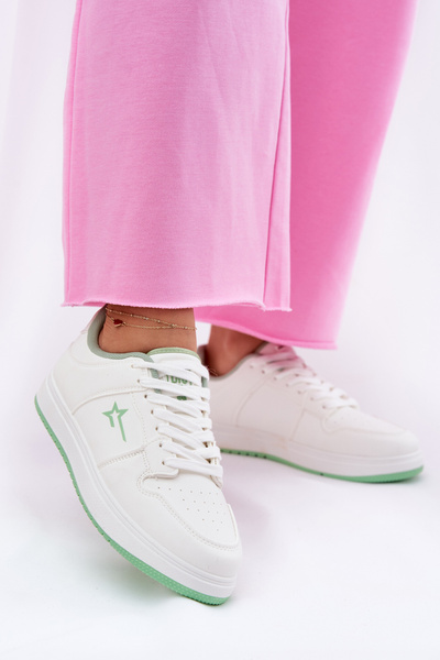 Sneakersy Damskie Big Star RR274A246 HI-POLY SYSTEM Białe