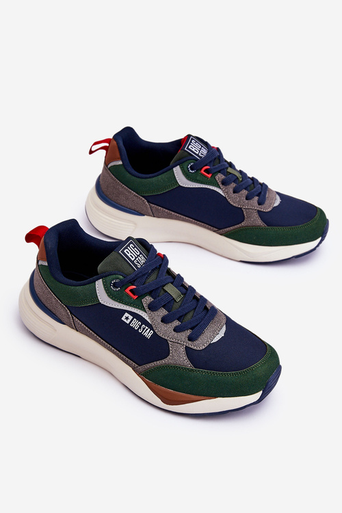 Męskie Buty Sportowe Memory Foam Big Star LL174237 Multikolor