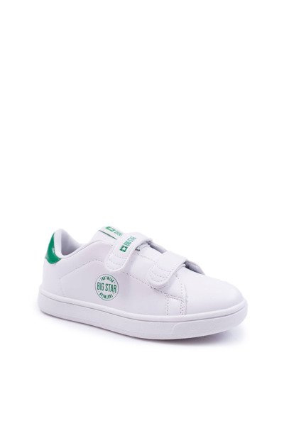 Dziecięce Trampki Na Rzepy Big Star DD374029 Białe