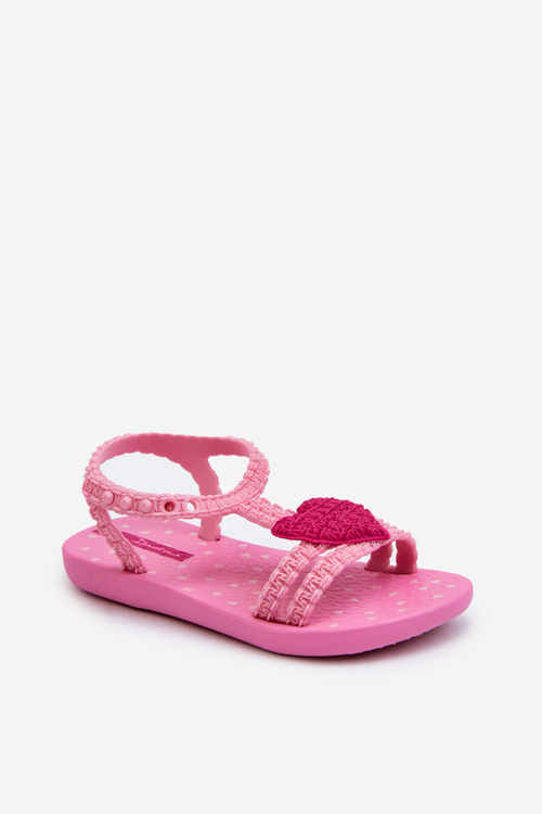 Sandałki Dziecięce Z Sercem 81997 Ipanema My First Baby Różowe