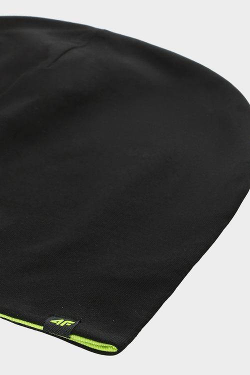 Dwustronna Czapka Dziecięca Beanie 4F 4FJWAW24ACAPU449-45S Zielona