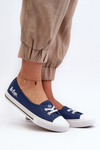 Damskie Trampki Tenisówki Lee Cooper LCW-23-31-1789L Granatowe