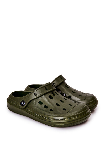 Męskie Klapki Kroksy Befado 154M004 Khaki