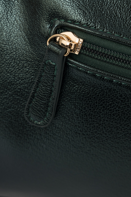 Skórzana Torebka NOBO NBAG-R3020-CM08 Ciemnozielona