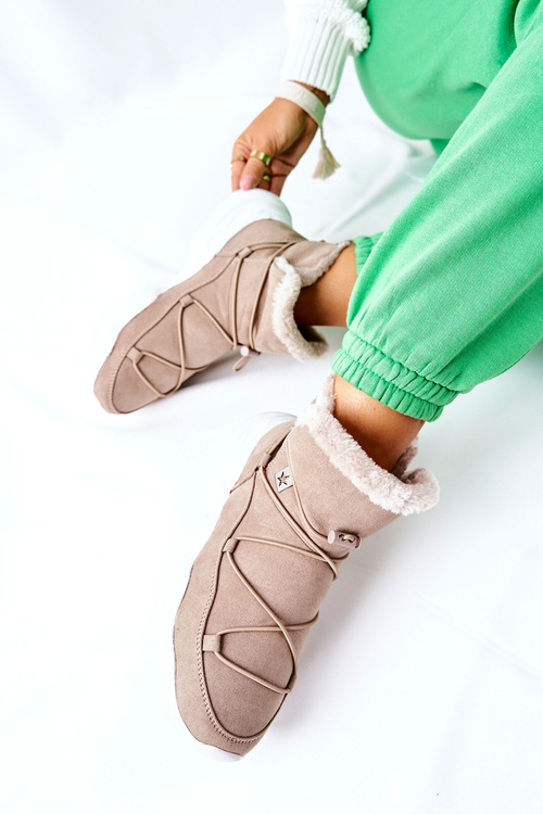 Śniegowce Ocieplane Big Star II274263 Beżowe