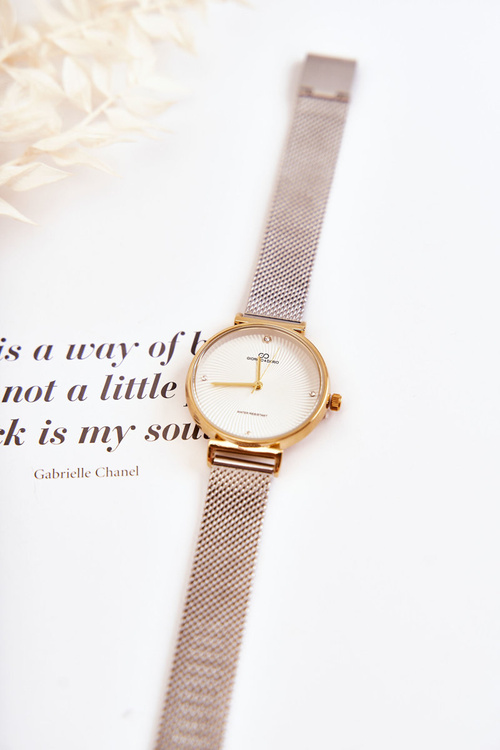 Damski Wodoodporny Zegarek Giorgio & Dario Z Bransoletą Złoto-Srebrny