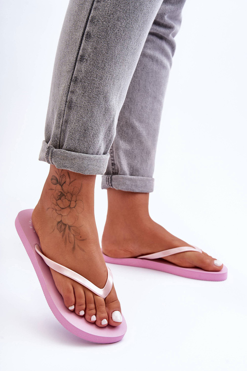 Damskie Japonki Klapki 4F 4FSS23FFLIF064-56S Różowe