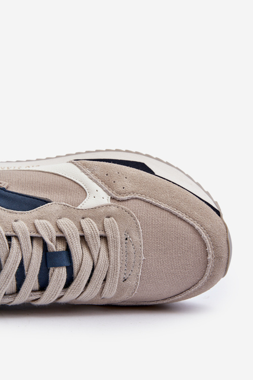 Sneakersy Męskie Memory Foam System Big Star NN174348 Szare