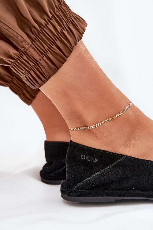 Zamszowe Baleriny Damskie Big Star RR274080 Czarne