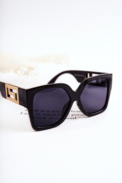 Damskie Modne Okulary Przeciwsłoneczne V120045 Czarne