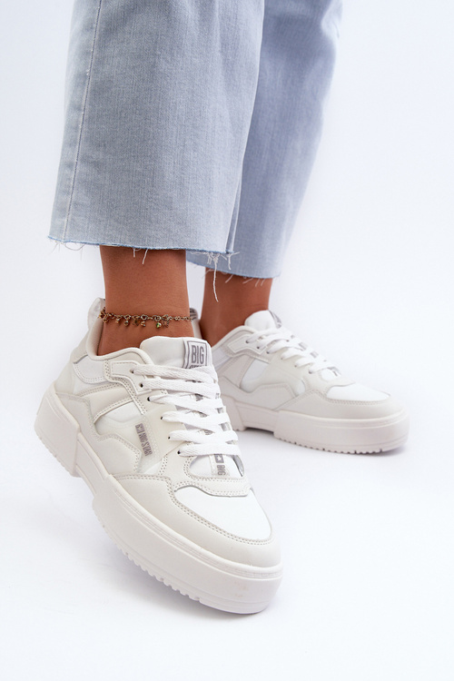 Sneakersy Damskie Big Star NN274357 Memory Foam System Białe