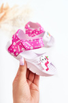 Dziecięce Lekkie Sandały Z Ozdobami Biało-Różowe Trusty