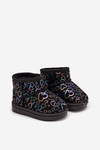Śniegowce Dziecięce W Serduszka Czarne Calivine