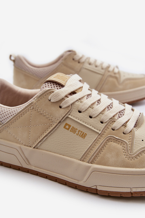 Sneakersy Męskie Big Star NN174095 Beżowe