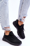 Damskie Wsuwane Buty Sportowe Sneakersy Czarne Rosett