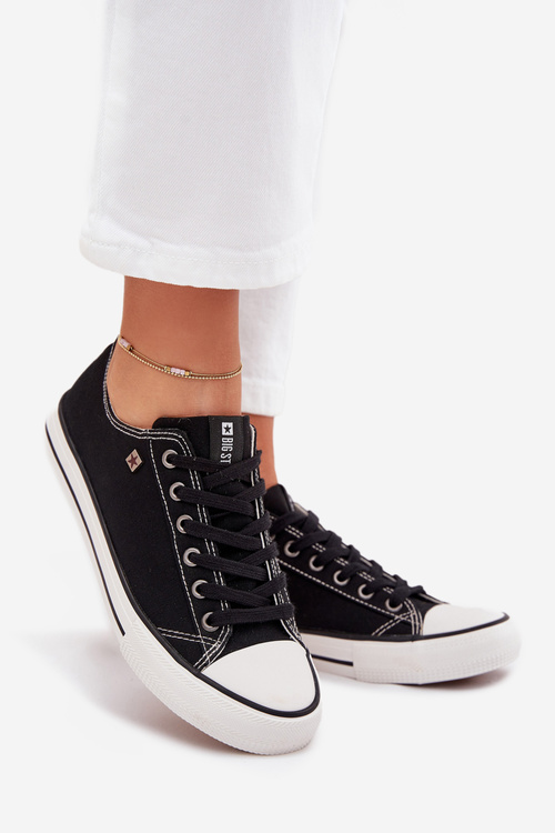 Trampki Damskie Niskie Big Star DD274A236 Czarne