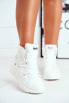 Damskie Sneakersy Śniegowce Białe Missy