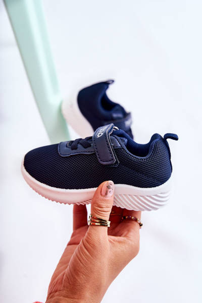 Dziecięce Buty Sportowe Na Rzep Niebieskie Lexy