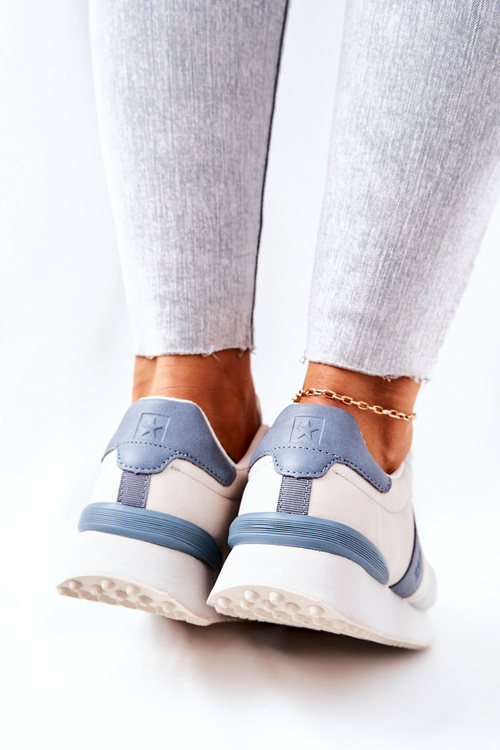 Sportowe Buty Memory Foam Big Star II274397 Szaro-Niebieskie