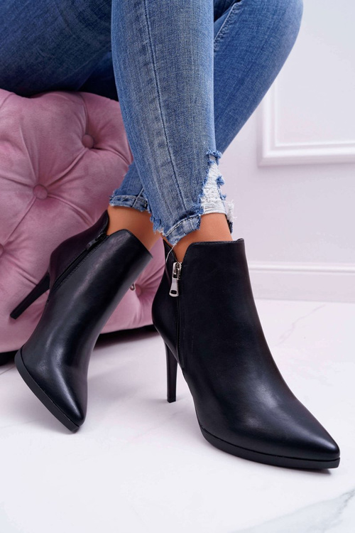 Botki Damskie Na Szpilce Sergio Leone BT502