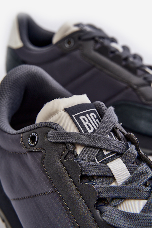 Sneakersy Męskie Memory Foam System Big Star NN174326 Granatowe