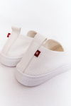 Dziecięce Wsuwane Tenisówki Slip-On Big Star HH374105 Białe