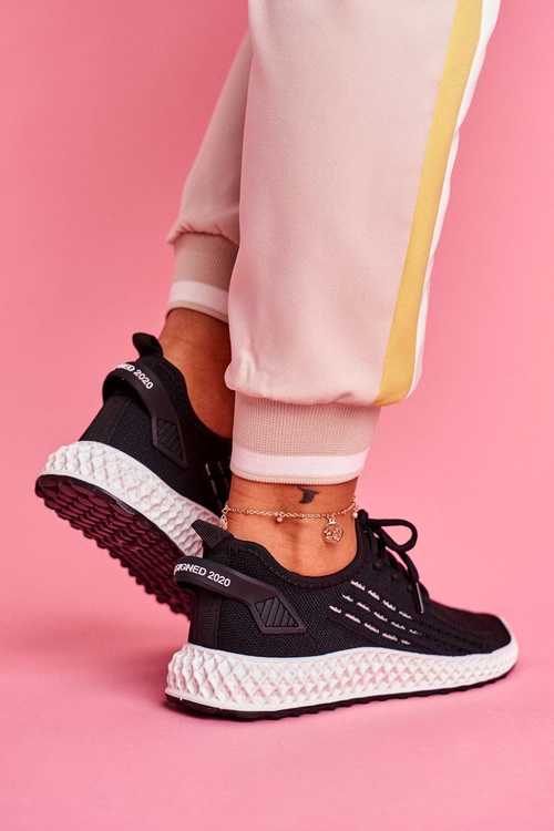 Sportowe Damskie Buty Lekkie Czarne Mersea