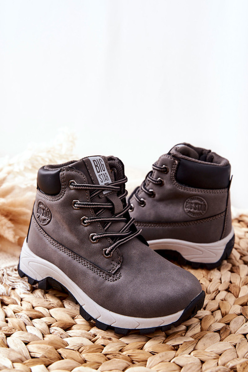 Dziecięce Buty Trekkingowe Big Star II374102 Szary