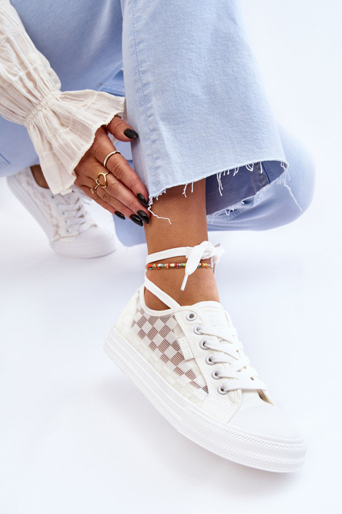 Klasyczne Niskie Trampki Big Star LL274071 Białe