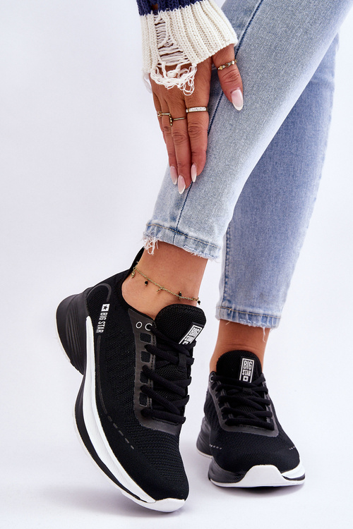 Lekkie Buty Sportowe Memory Foam System Big Star LL274327 Czarne