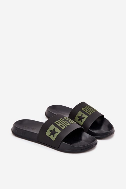 Klapki Męskie Big Star SS174359 Czarne