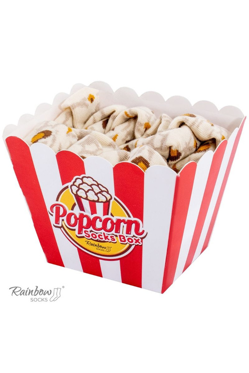 Skarpetki Rainbow Socks Pudełko Popcornu 2 Pary