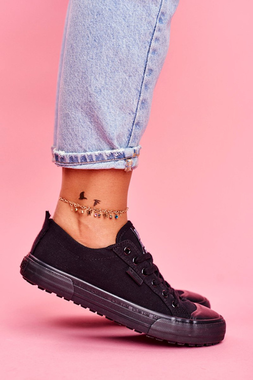 Damskie Trampki Big Star Czarne FF274A080