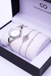 Zestaw Giorgio Dario Srebrny Zegarek Dwie Bransolety