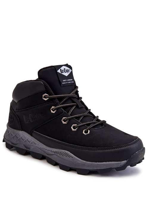 Męskie Ocieplane Botki Trapery Lee Cooper LCJ-22-01-1391 Czarne