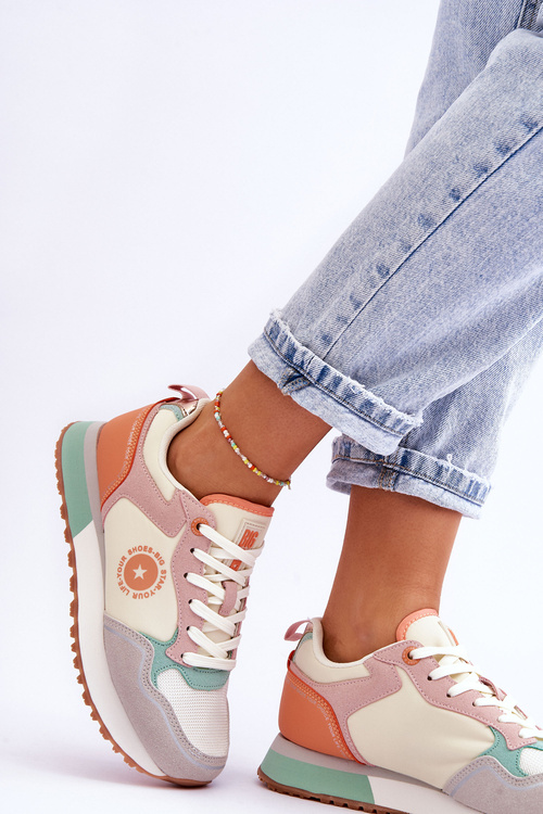 Damskie Sneakersy Memory Foam System Big Star LL274542 Multikolor