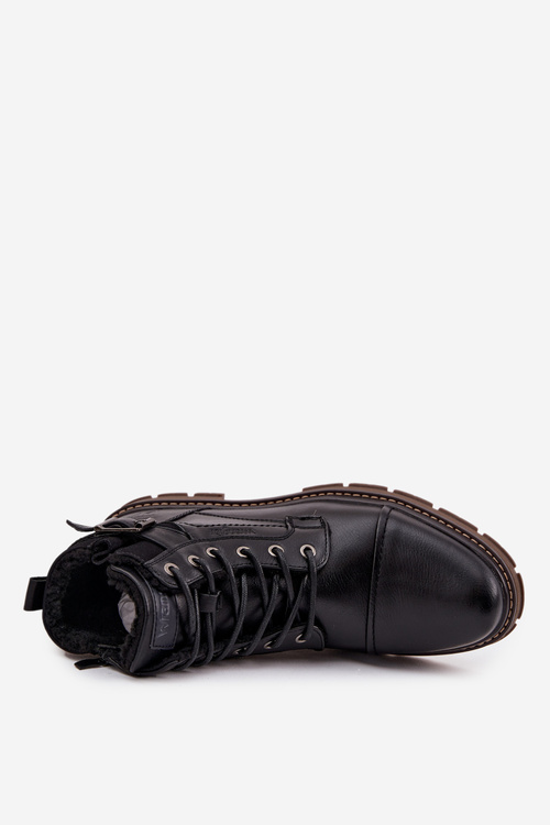 Buty Zimowe Męskie Wrangler 20253035.11A Ciemnobrązowe