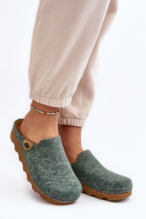 Obuwie Domowe Kapcie Damskie Profilaktyczne Inblu DK000011 Zielone