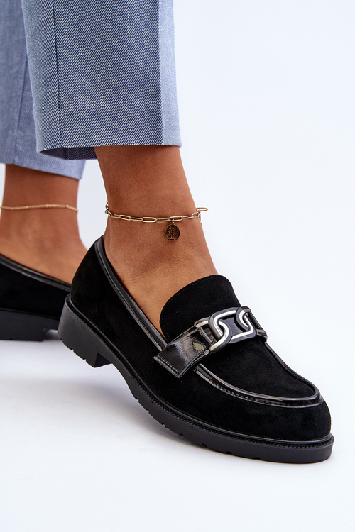 Zamszowe Mokasyny Damskie S.Barski HY350A