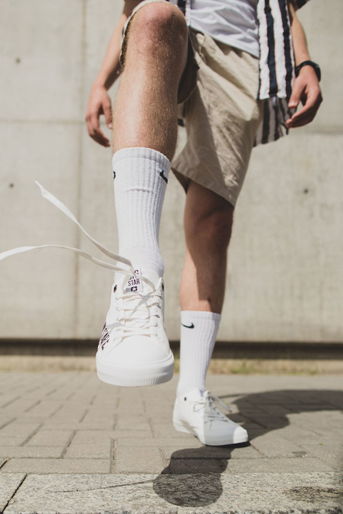 Trampki Męskie Big Star Białe EE174070